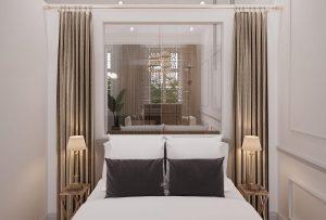 Schlafzimmer | Musterwohnung Palais Erlenbad